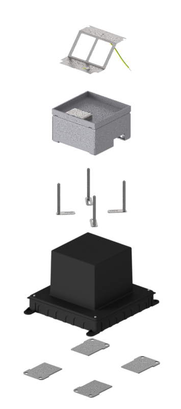 Nivellierschrauben Länge 120mm