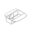 Steckdoseneinsatz für 2x5 FLF inkl. Erddraht, leer