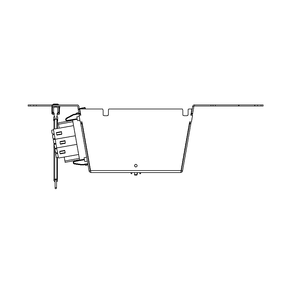 Steckdoseneinsatz für 2x5 FLF inkl. 5x 1xT13, weiss