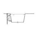 Steckdoseneinsatz für 2x5 FLF inkl. 5x 1xT13, weiss