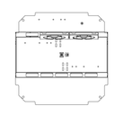 Steckdoseneinsatz für 2x5 FLF inkl. 1x 3xT13, weiss, und 1x 3xT13/s, weiss