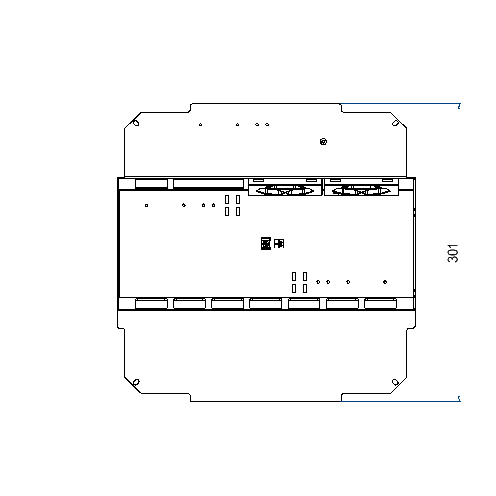 Steckdoseneinsatz für 2x7 FLF inkl. 1x 3xT13, weiss, und 1x 3xT13/s, weiss