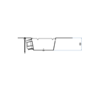 Steckdoseneinsatz für 2x7 FLF inkl. 3x 3xT13, weiss