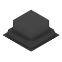 [UBD 260 284] Boîte d'encastrement plastique noir pour UBD 260, en haut: 270x270mm, en bas: 420x420mm, H: 192mm 