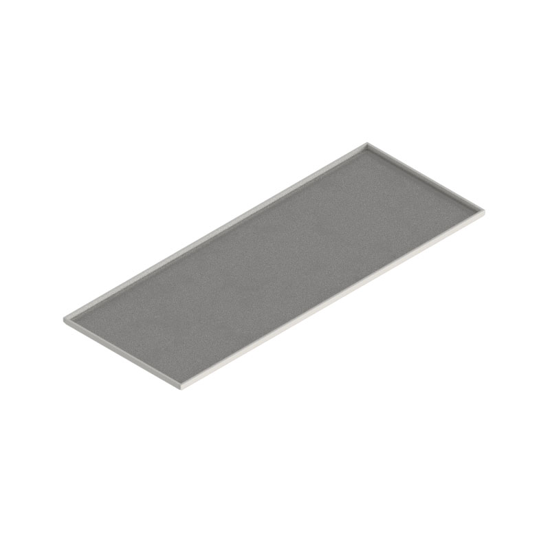 [UBK 201 051] Blind-Deckel zu UBK 200 mit Kante geschlossen aus ALU 2.5mm, 5mm Vertiefung