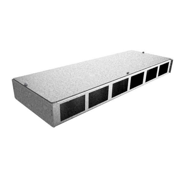 [DBH 100 601] Anschlussbox DBH 100 für 6 FLF horizontal aus SVZ, leer