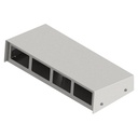 Anschlussbox ABH 100 für 4 FLF horizontal, leer