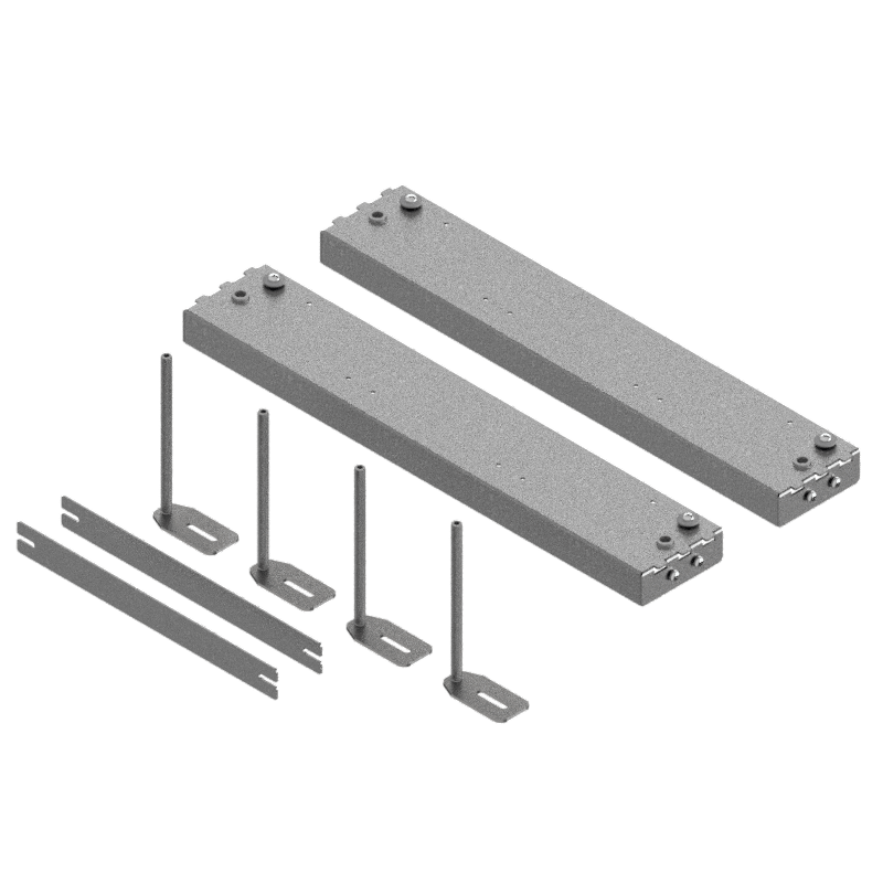 Aufstock-Rahmen aus SVZ inkl. 170mm Niv.Schrauben zu UBD 260 und 320