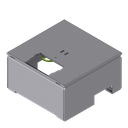 [UBD 162 001] Boîte de sol UBD 160 sans bord (de protection), et couvercle avec découpe en 4mm AGS