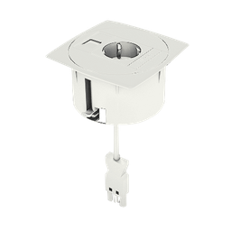 [IBC UNW 111] UNIT - 1 x STECKDOSE + 1 x 1 RJ45 ABDECKUNG