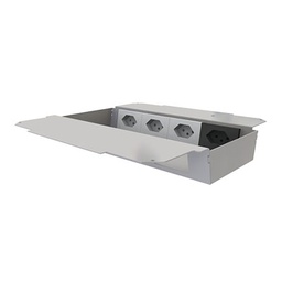 [UBD 321 327] Élément de prise pour 2x4 FLF, 3xT13 blanc + 1xT13 noir inclus