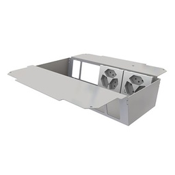 [UBD 321 335] Élément de prise pour 2x7 FLF, 1x 3xT13 blanc + 1x 3xT13/s inclus